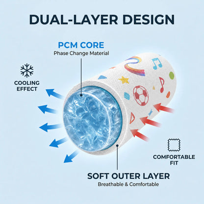 Professional Reusable Pet Cooling Collar with 64°F PCM Ice Ring for Dogs and Cats - Sweat-Free, Fast Freeze Neck Wrap for Summer Outdoor Activities, Travel, and Heatstroke Prevention - Safe Premium TPU Design for Puppies and Large Dogs