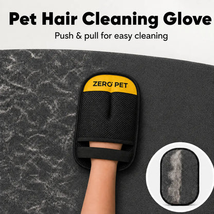 Enhanced Reusable Pet Hair Removal Mitt for Upholstery, Carpets, and Vehicle Interiors