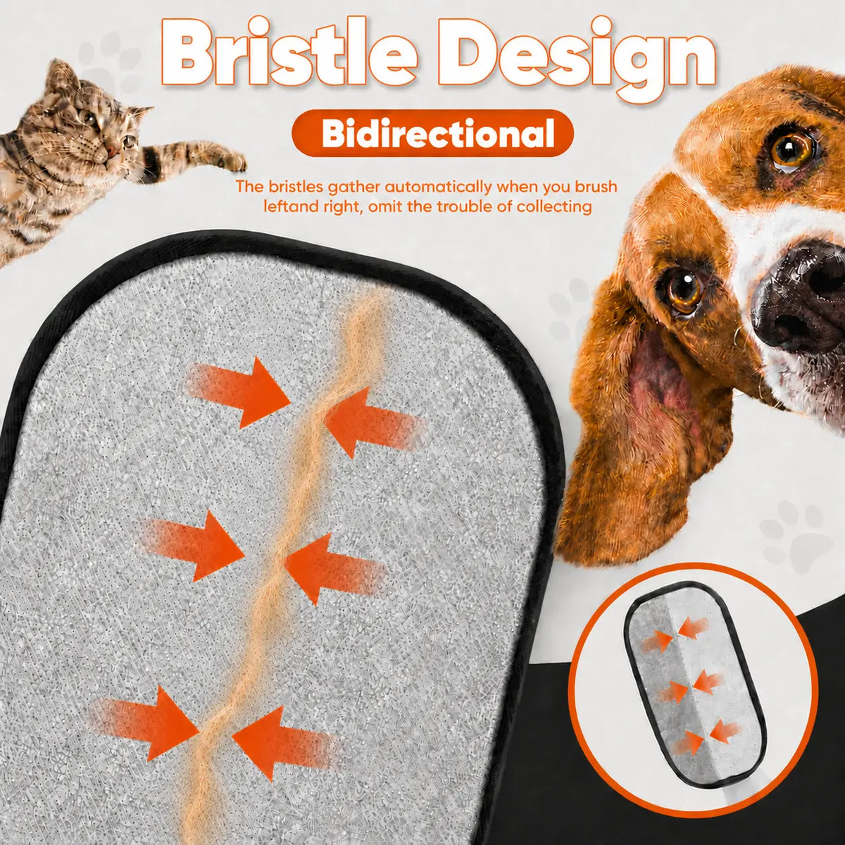 Enhanced Reusable Pet Hair Removal Mitt for Upholstery, Carpets, and Vehicle Interiors