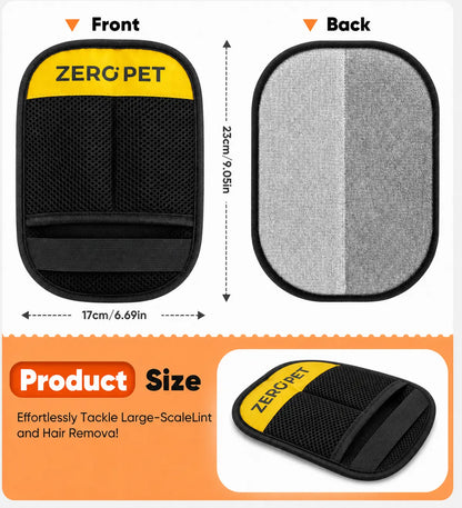 Enhanced Reusable Pet Hair Removal Mitt for Upholstery, Carpets, and Vehicle Interiors
